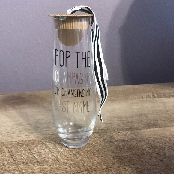 Mud Pie Other - Mudpie Champagne Stemless Flute